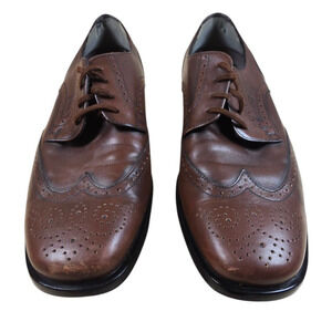 Tod’s Shoes Mens 8.5 Brown Oxford Dress Brogues Retail $1,145 Lace Up Derby